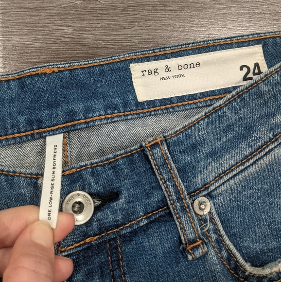 Rag & Bone Dre Low-Rise Slim Boyfriend Jean - Picture 6 of 16